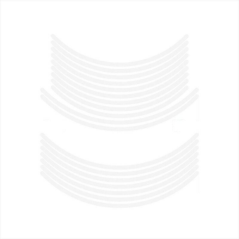 バイクパーツ アクセサリーエムディーエフ リムストライプ ホワイト 文字なしRIM-10M-WH-16&18N 458039413825210ミリ幅 16/18インチ