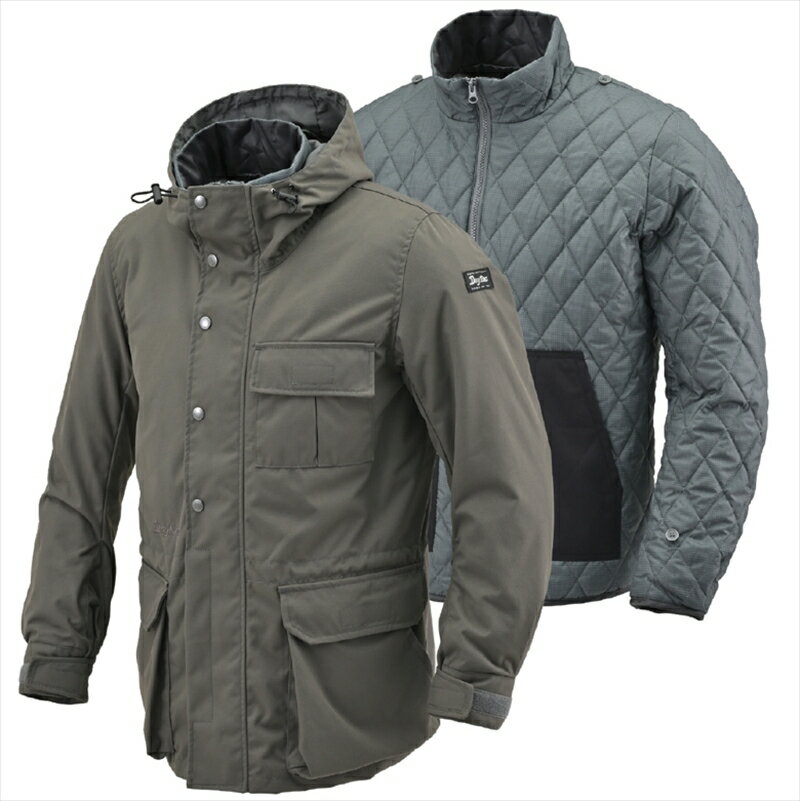 バイクパーツ ウェアデイトナ DJ007Rマウンテン3WAYパーカCH/2XL42717 4909449625996