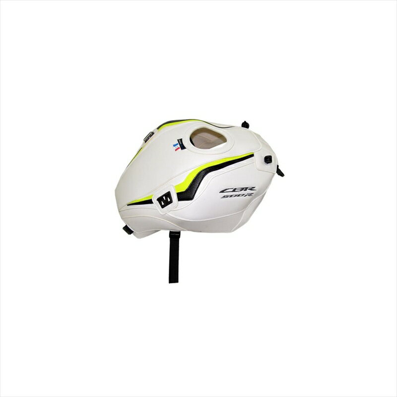 バイクパーツBAGSTER(バグスター) タンクカバー ホワイト/ネオンイエロー/ブラック 1763C4550255517458CBR400R 19-21