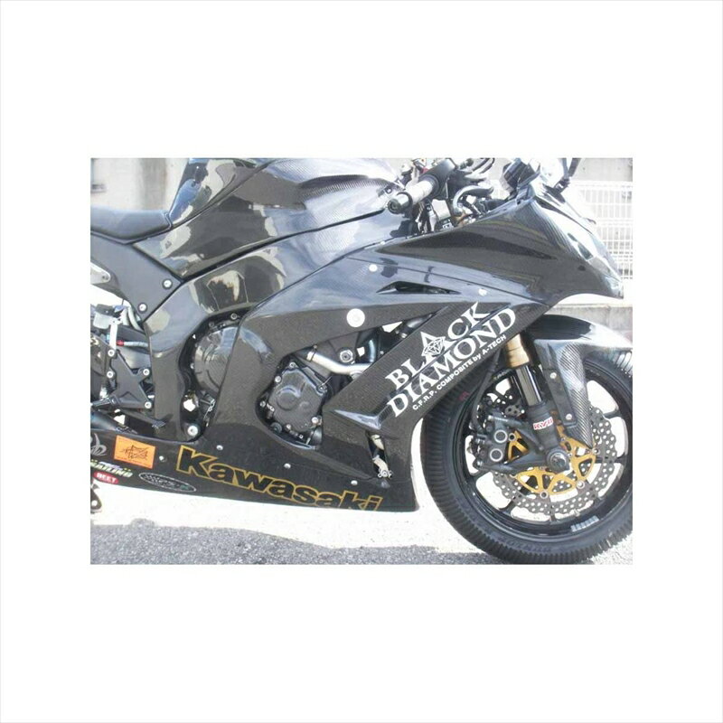 バイクパーツ 外装エーテック サイドカウル 左右 クリアー塗装 DCK110035 4524446063994ZX-10R 11-15
