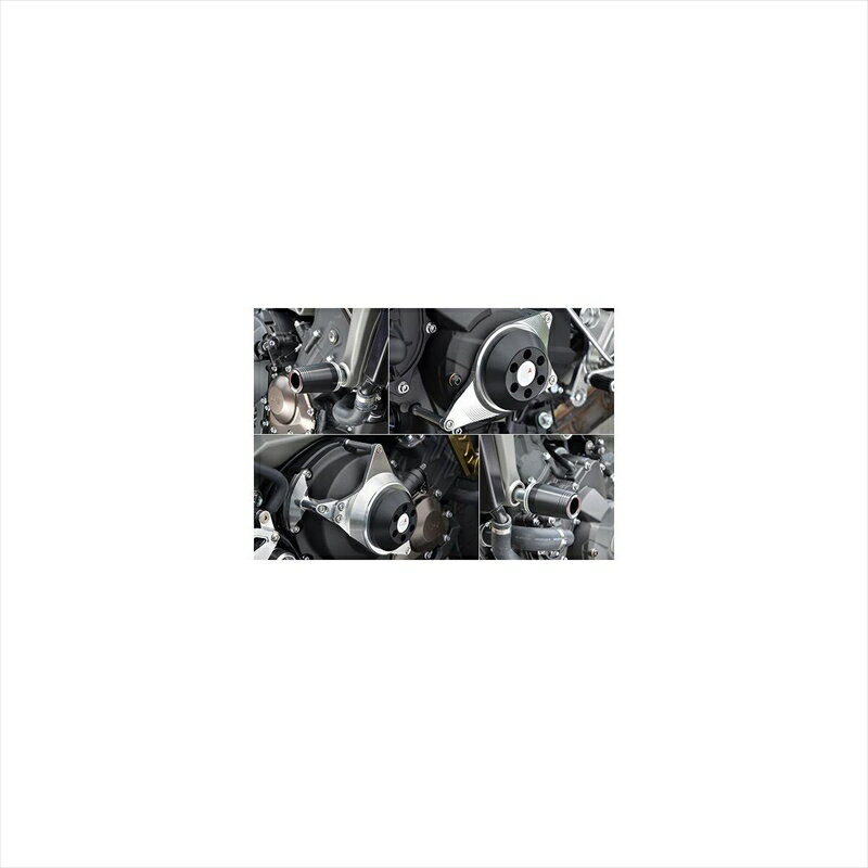 バイクパーツ 外装アグラス Rスライダー フレーム/黒φ50ロゴ 342-273-009BX 4548916242351MT-09 クラッ..