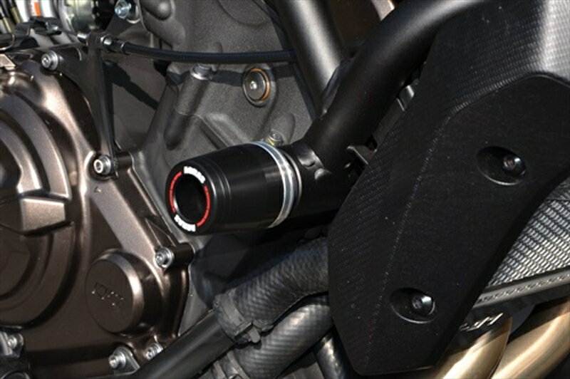 バイクパーツAGRAS(アグラス) Rスライダー フレーム/黒φ50ロゴ 342-274-000BX4548916301379MT-07 14-24