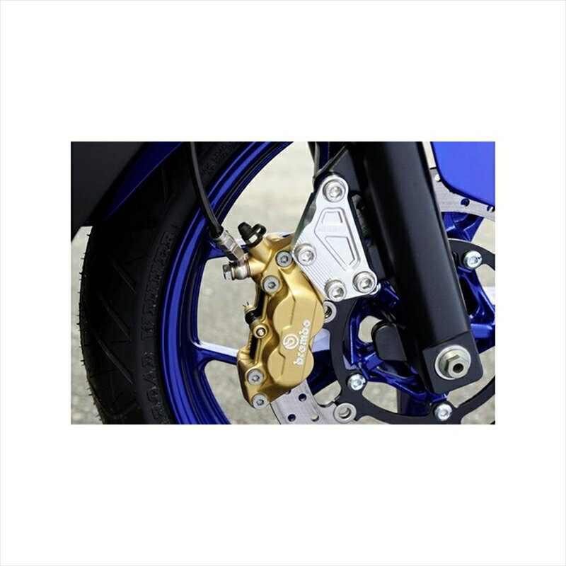 バイクパーツ アグラス キャリパーサポート ブレンボ4POT 318-275-001 454891638263740mmピッチ YZF-R25/MT-25 ABS不可