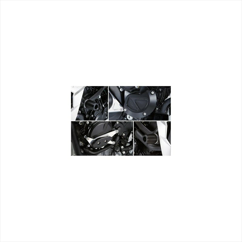 バイクパーツ 外装アグラス RS4点φ50ロゴ+クランク+ジェネA黒342-306-018BX 4549950856603GSX-S750 17-