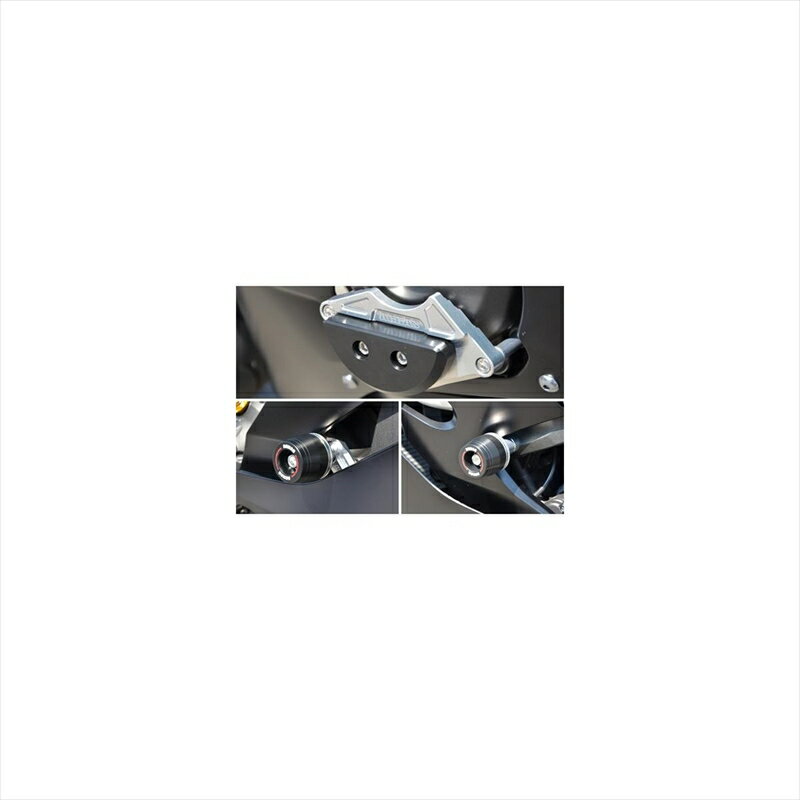 バイクパーツ 外装アグラス Rスライダー 3点フレーム+ジェネ WHT 342-278-003 4549950516583YZF-R6 17