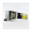 バイクパーツARIETE(アリート) 8K TOP ゴーグル 14960-T0124550646163868フレーム:ホワイト/レンズ:スモーク/ストラップ:イエロー