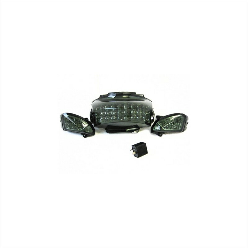 バイクパーツ 電装系マッドマックス LEDテールランプ ウインカーセットTYPE2 MM19-0220SM-2 4548916024513PCX スモーク