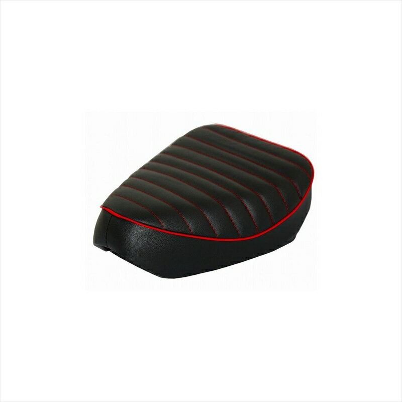 バイクパーツ 外装マッドマックス カスタムシート タックロール ブラック/レッドMM08-0020-01 4589579498839C50/70/90 スーパーカブ