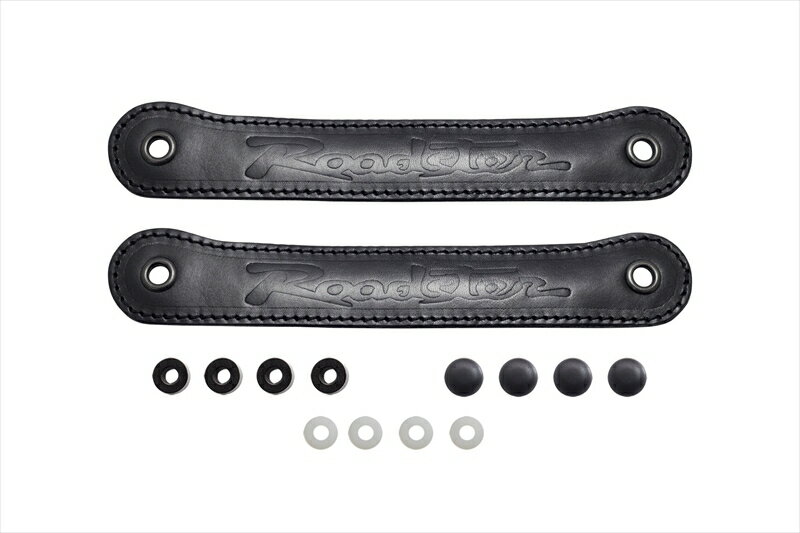 バイクパーツ 内装【クルマ】Jass Performance(ジャスパフォーマンス) ドアプルベルト ロードスターロゴ ブラック/ブラックステッチ20774550646100443