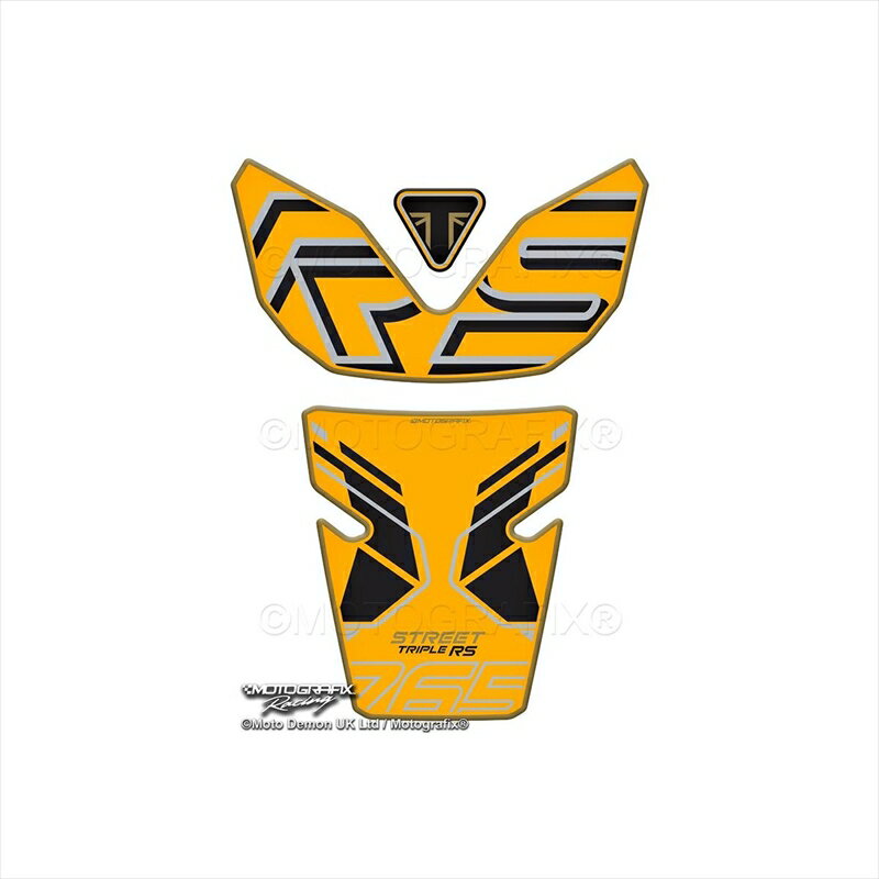 バイクパーツ 外装モトグラフィックス TANK PADMT-TT058YKS 4580779602422Street Triple 765RS(23/24)