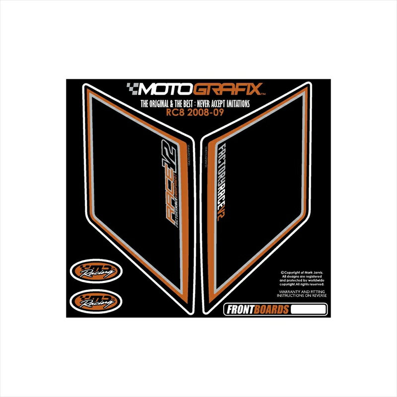 バイクパーツ アクセサリーモトグラフィックス ボディパッド FRONT MT-NKTM01K2 4580041205719KTM RC8 ..