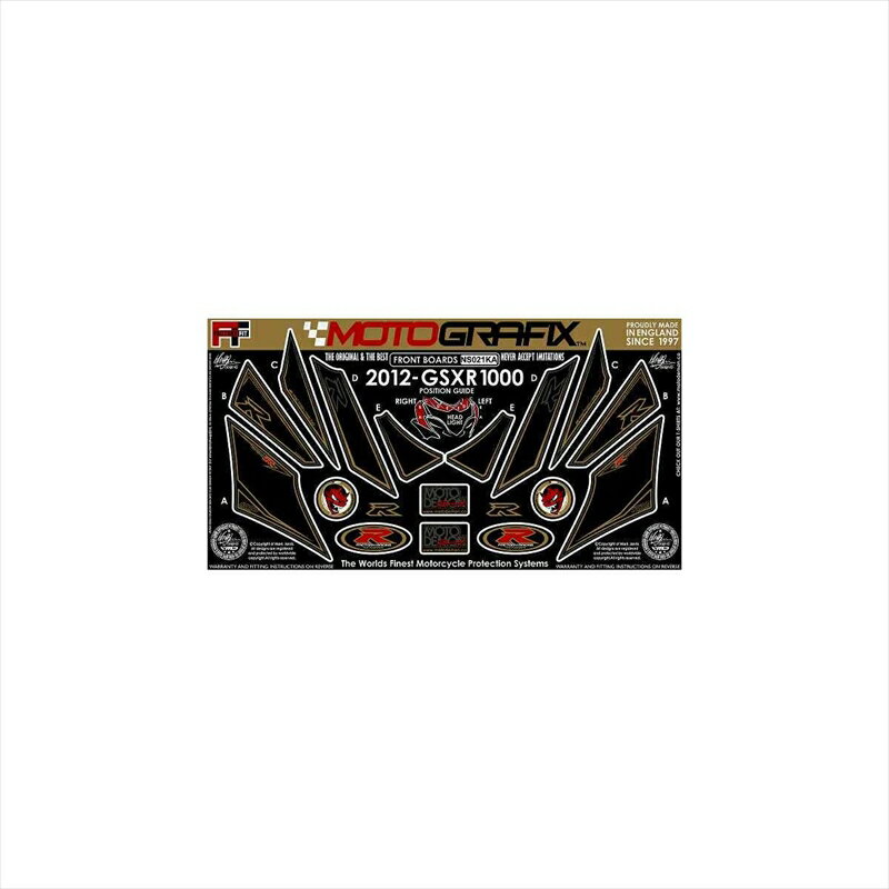 バイクパーツ アクセサリーモトグラフィックス ボディパッド FRONT MT-NS021KA 4580041206341GSX-R1000 L2(12-