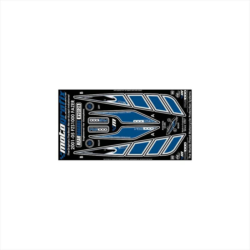 バイクパーツ アクセサリーモトグラフィックス ボディパッド REAR MT-RY012B 4580041209571FZS 1000 FAZER 01-05