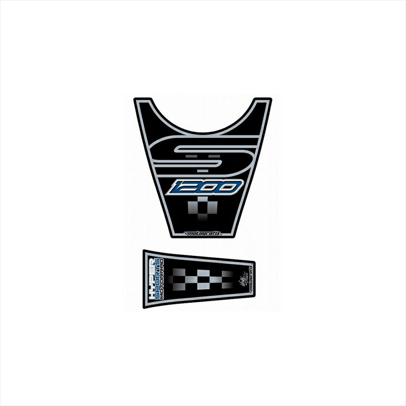 バイクパーツ 外装モトグラフィックス タンクパッド BLK/BLU MT-TB005U 4580041211635BMW K1200S