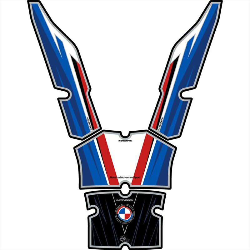 バイクパーツ アクセサリーモトグラフィックス タンクパッド BLU/BLK/WHT/REDMT-TB033MSP 4580041223577BMW S1000XR 17-