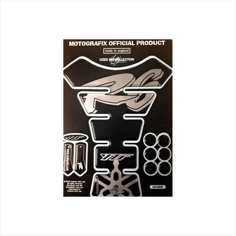 バイクパーツ 外装モトグラフィックス タンクパッド BLK/SIL MT-UY009S1 4580041227919YZF-R6
