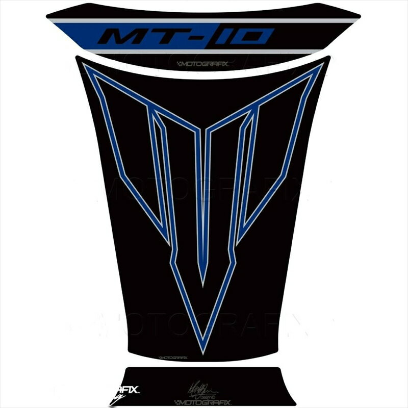 バイクパーツ 外装モトグラフィックス タンクパッド BLK/BLU MT-TY027KBS 4580041243124MT-10 16-19
