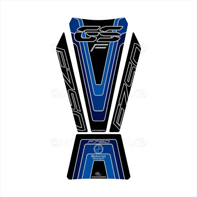 バイクパーツ 外装モトグラフィックス タンクパッド BLU/BLK MT-TB042BBK 4580041243414BMW F750GS 18-19