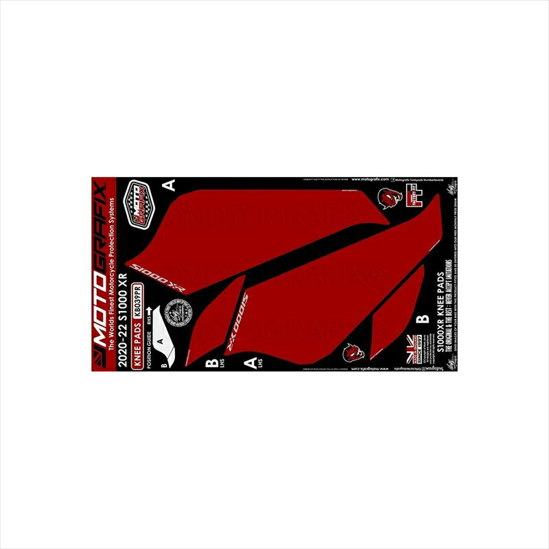 バイクパーツ アクセサリーモトグラフィックス ボディパッド KNEE MT-KB039PR 4580041247610BMW S1000XR 20-22