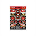 バイクパーツ アクセサリーモトグラフィックス 3D GEL BADGE KIT 16PCS MT-IOMTTOBS17 4580041228978Isle Of Man TT Races2017