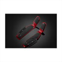 バイクパーツBIKERS(バイカーズ) フットプレート レッド/ブラック H0927-RED-BLK4550255610074X-ADV 17-25