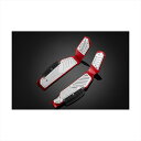バイクパーツBIKERS(バイカーズ) フットプレート レッド/シルバー H0927-RED-SLV4550255610081X-ADV 17-25