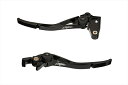 【5日前後で発送】バイクパーツMOTONE CUSTOMS(モートーン) レバーセット PIKE アルミ ブラックLVR0014550646127617