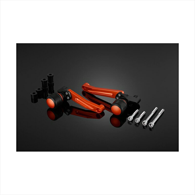 バイクパーツ 外装バイカーズ フレームガード 左右 オレンジK0398-ORG 4550255592417Z900 18-24