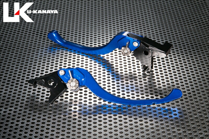 バイクパーツU-KANAYA(ユーカナヤ) レバーセット ツーリング BL/GN HO093-072-08044548916943883