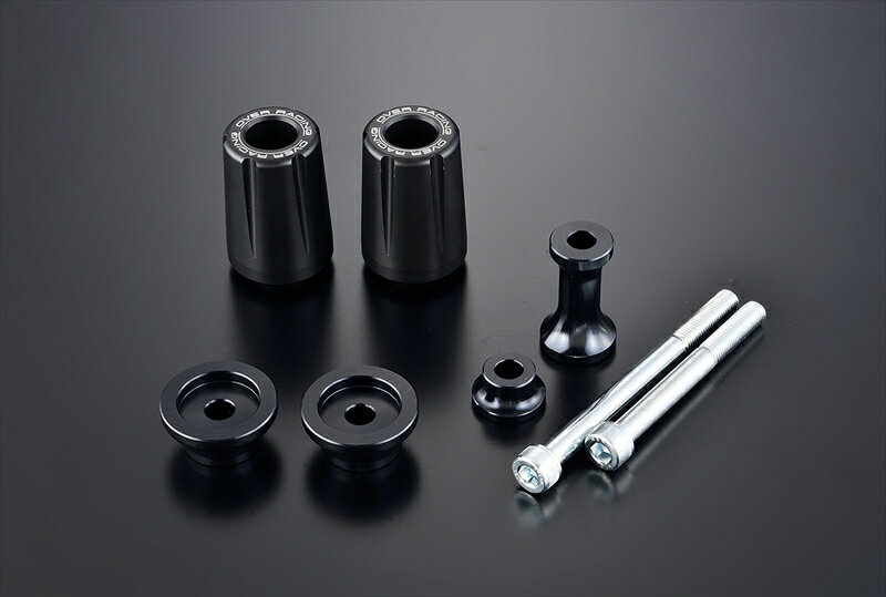 バイクパーツOVER RACING(オーバーレーシング) エンジンスライダー BLK59-453-01B4539770131172