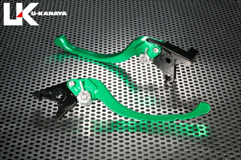 バイクパーツ ハンドルユーカナヤ レバーセット ツーリング GN/BK MEGURO S1KA083-011-0807 4550646190420