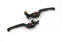 バイクパーツ ハンドルバイカーズ レバーセット 可倒式 フラットタイプ ブラック CBR650R/CB650R 19-24H1033-BLK 455064619...