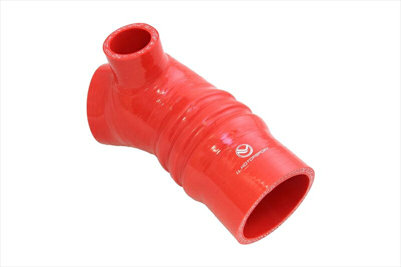 バイクパーツI.L.Motorsport(アイエルモータースポーツ) シリコンエアインテークホース レッドND0-301182-R4550255856090