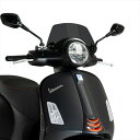 バイクパーツ 外装プーチ ウインドシールドGTS SPORT ダークスモーク VESPA GTS300 23-2421768F 4571414854504
