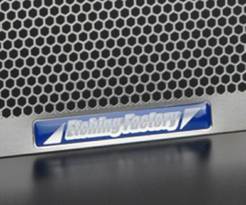 バイクパーツ 冷却系エッチングファクトリー ラジエターコアガード エンブレム青 T-MAX530 12-16RGY-TMAX-00 4550646238245