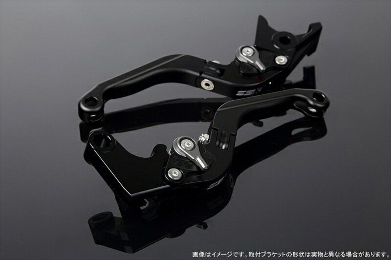 バイクパーツ ハンドルエスエスケイ スピードラ アジャストレバー 可倒延長式 Mブラック/Mチタン/MブラックGSX-R1000 07-08LVGM049BK-TMBK 4580540639169
