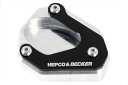 バイクパーツ 外装HEPCO&BECKER(ヘプコアンドベッカー) サイドスタンド エンラージメント42112555 00 914550646272522