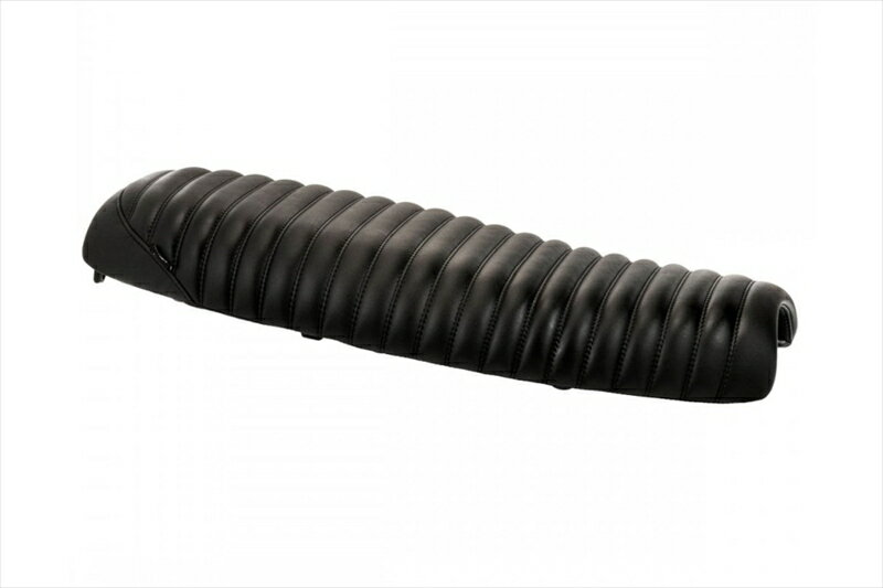 バイクパーツMOTONE CUSTOMS(モートーン) シート スキニー KRAIT MK.II リブ ブラックMSM0404550646088437