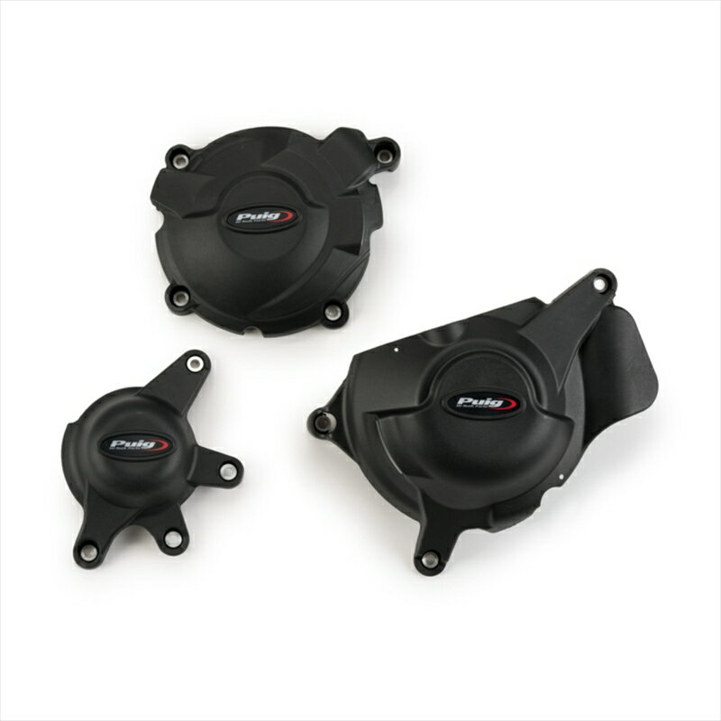 バイクパーツ PUIG(プーチ) エンジンケースカバー FIM承認タイプ ブラック21510N4571414850995