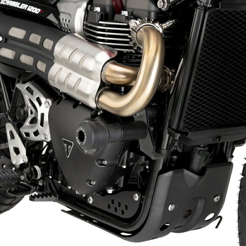 バイクパーツ 外装PUIG(プーチ) フレームスライダー VINTAGE 2.0 ブラック22185N4571414860536