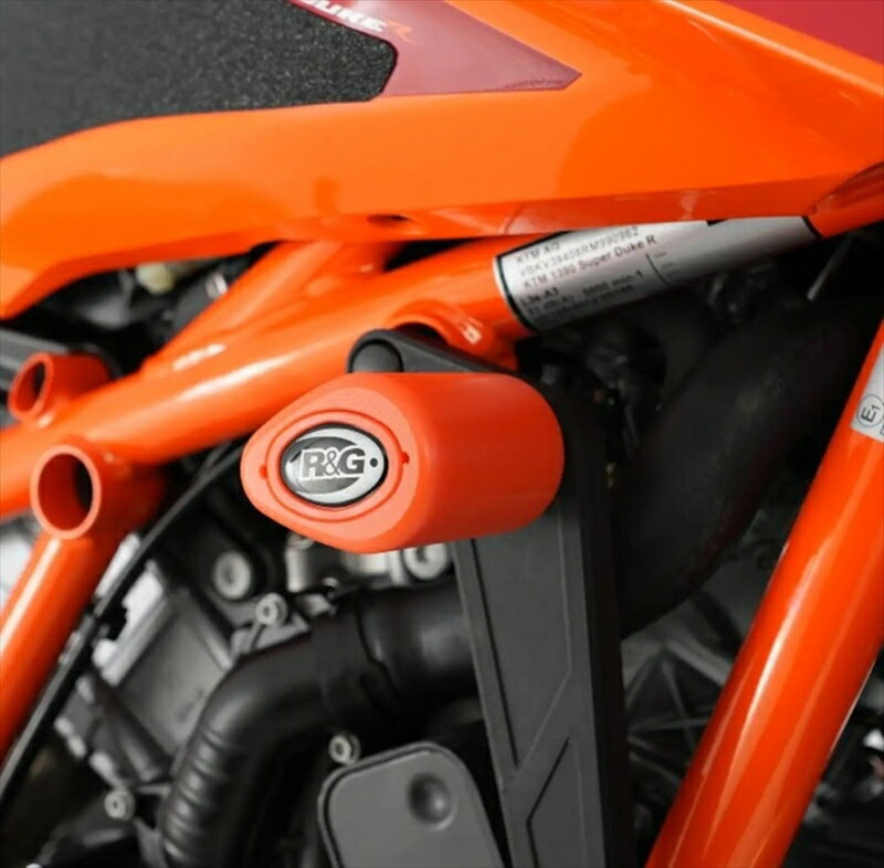 バイクパーツ 外装R&G(アールアンドジー) No-cut Aero Frame Sliders:ORANGERG-CP0570OR4580779594673