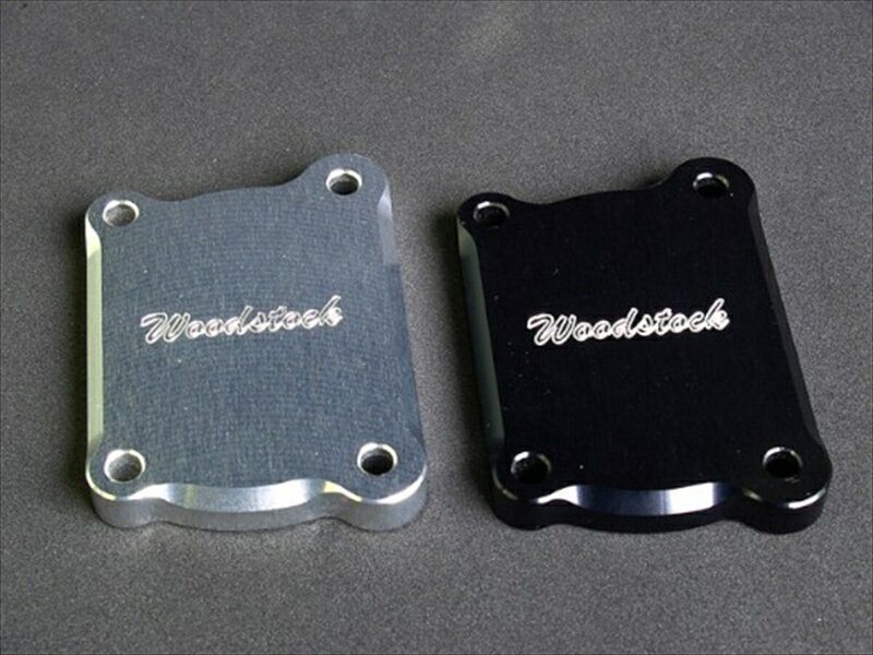 バイクパーツ 駆動系WOODSTOCK(ウッドストック) キックシャフトオフカバー シルバー KSC-K01-SL4548664..