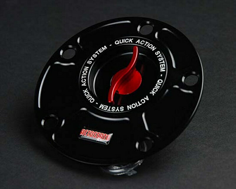 バイクパーツ 外装ACCOSSATO(アコサット) アルミタンクキャップV3 ブルーFC.KW01.B4580365627747