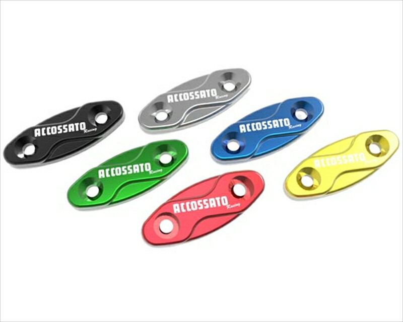 バイクパーツ ACCOSSATO(アコサット) ミラーカバー MC003 レッドMC003R4580365699881