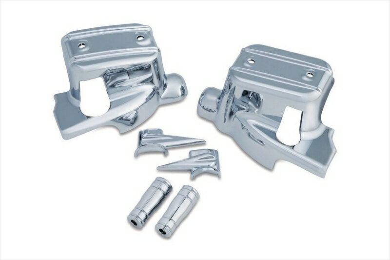 バイクパーツ ハンドルKURYAKYN(クリアキン) コントロールドレスアップキット クロームT14-KUR17394548..