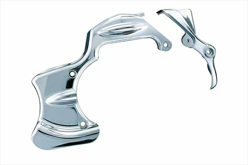 バイクパーツ 駆動系KURYAKYN(クリアキン) トランスミッションシュラウド クロームT14-KUR69504548916252978