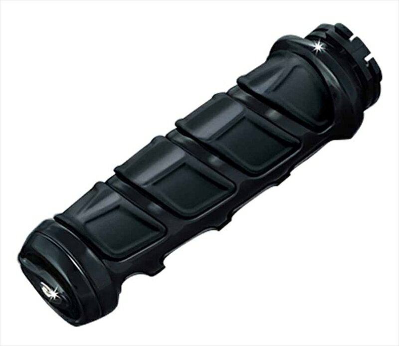 バイクパーツ ハンドルKURYAKYN(クリアキン) KINETICグリップ ブラック 1ペアT14-KUR63764548916389179