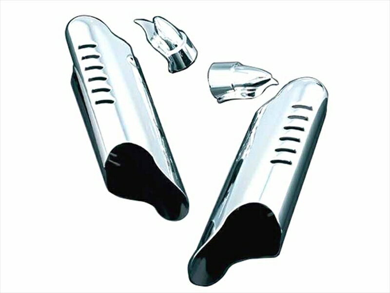 バイクパーツ KURYAKYN(クリアキン) ロワーレッグ ディレクターシールド クロームT14-KUR77684548916219681