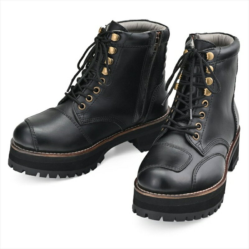 【5日前後で発送】バイクパーツ ウェアDAYTONA(デイトナ) DS001+ダービーRブーツBK23.0413964909449621998