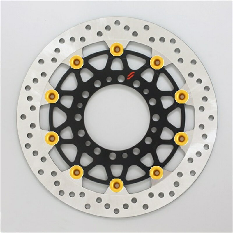 バイクパーツ SUNSTAR BRAKE(サンスター ブレーキ) プレミアムR φ310 5.0mm GSF1200/S ピン：ゴールドLM203F-GD4589718999951